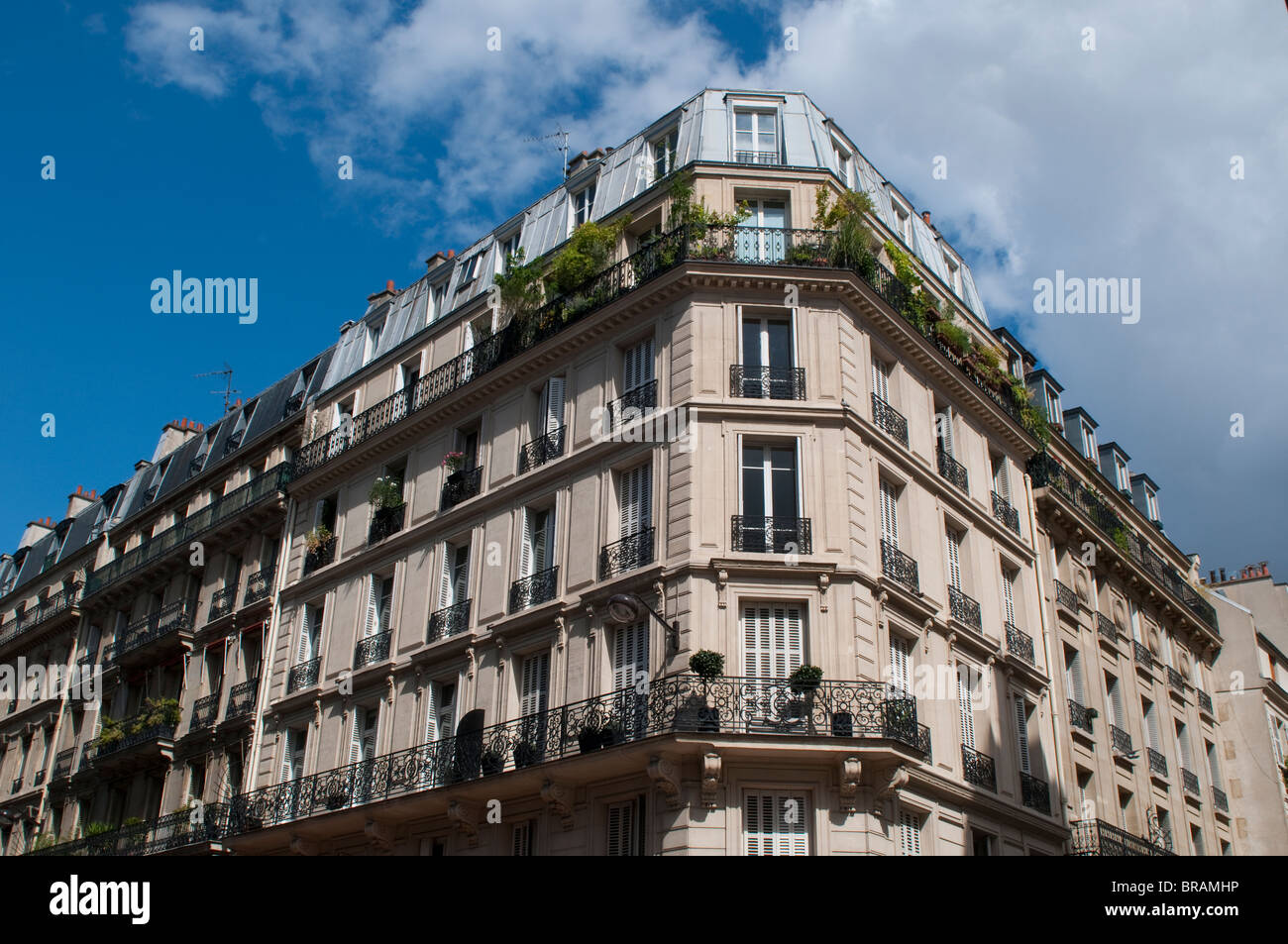 Residential mansion in 1st arrondissement, Paris, France Stock Photo