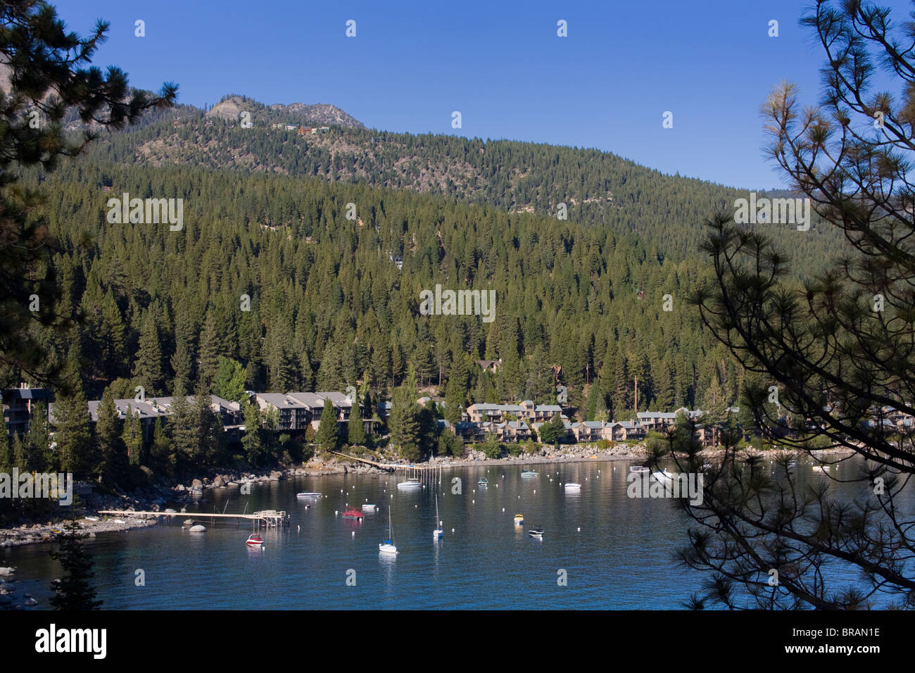 Crystal Bay on Lake Tahoe, Nevada, United States of America, North America Stock Photo - Alamy