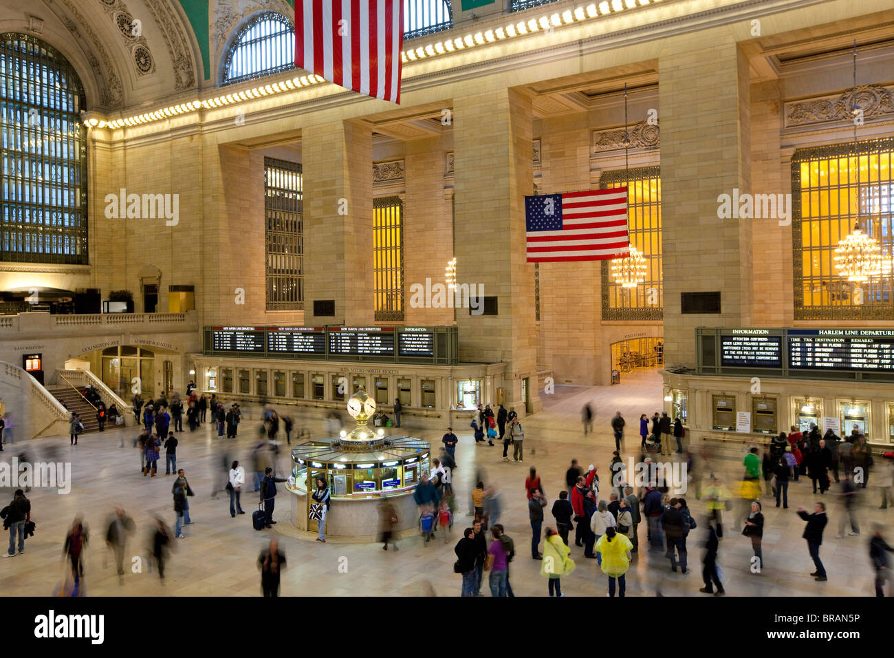 Central Station Hall, Grand Central Station, Manhattan, New York City, New York, United States of America, North America Stock Photo