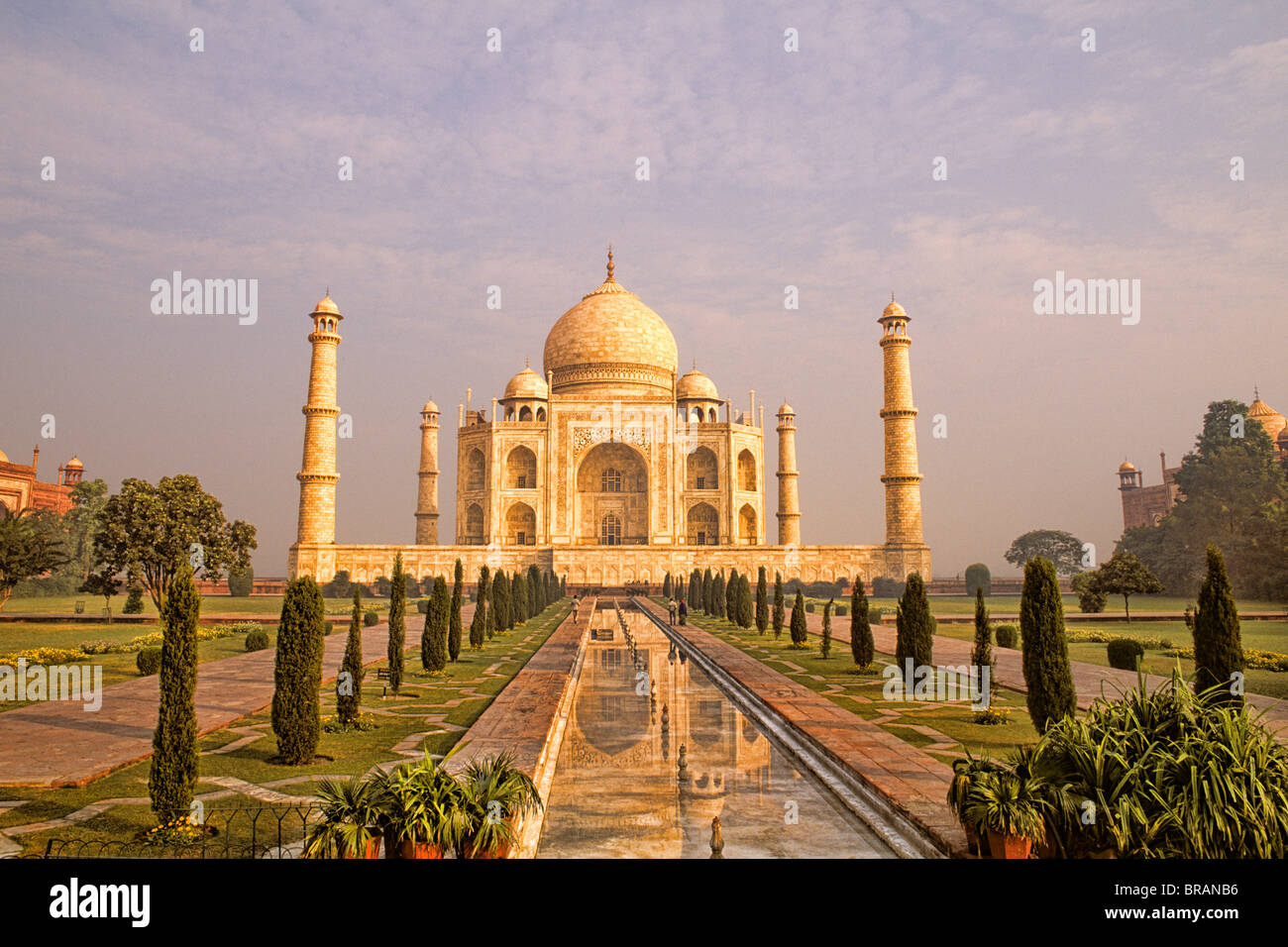 Beautiful Taj Mahal monument world famous tomb in Agra India considered