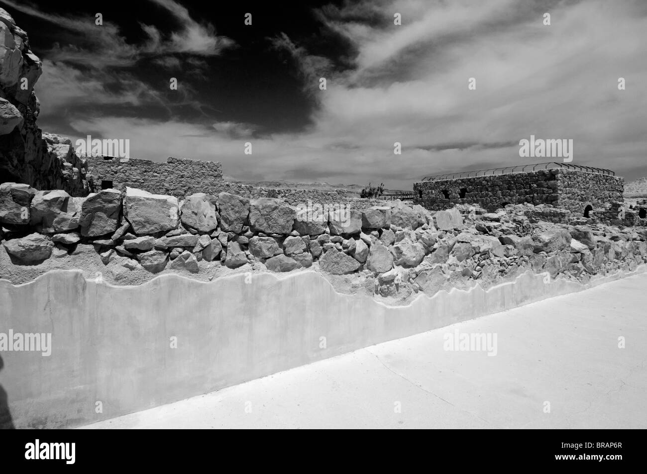 Masada ,plaster walls Stock Photo