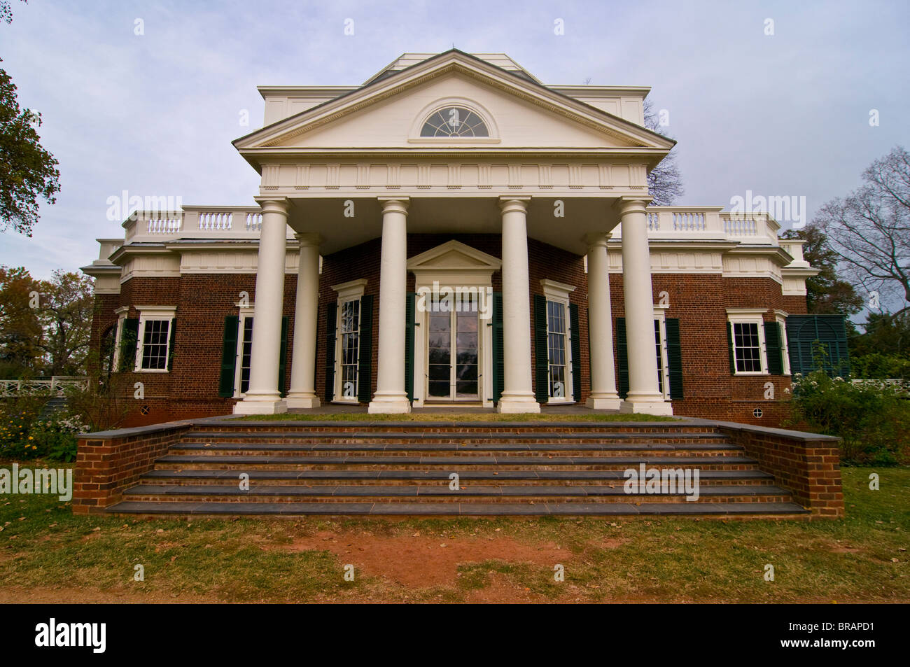 The estate of Thomas Jefferson, Monticello, Virginia, United States of America, North America Stock Photo