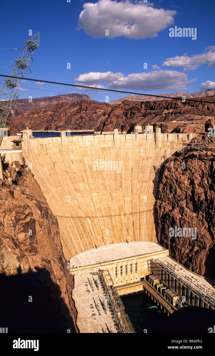 World Famous Hoover Dam in Nevada the largest Dam in the world in