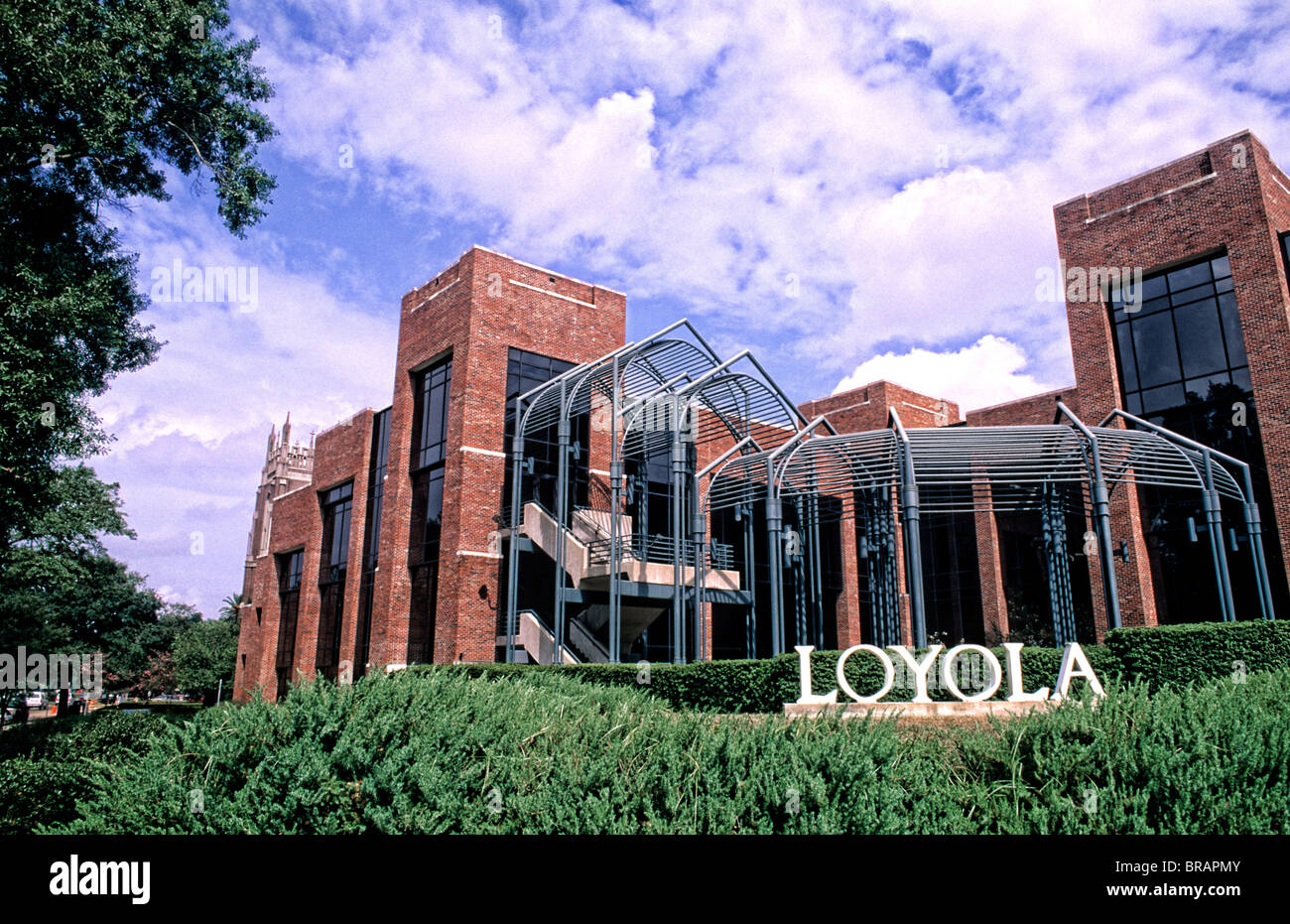 Loyola University in the Garden District in wonderful city of New Orleans Louisiana NOLA USA Stock Photo
