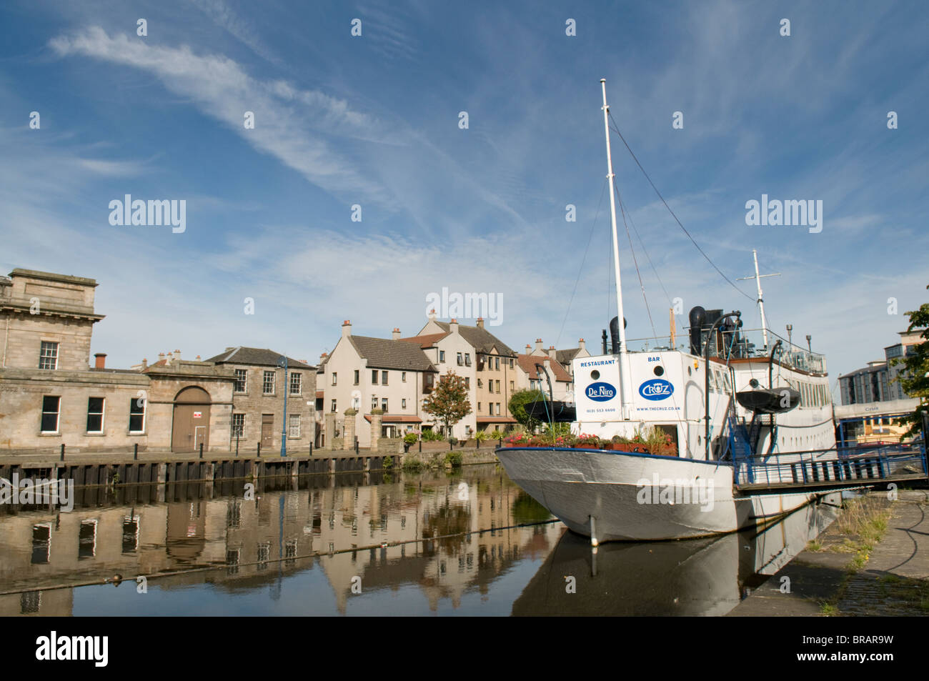Restaurant Ship, at The Shore, Leith Docks, Edinburgh Stock Photo Alamy