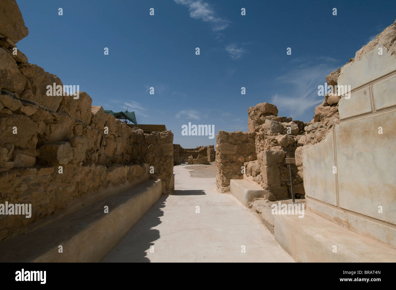 Masada,Herod's palace,Western palace Stock Photo