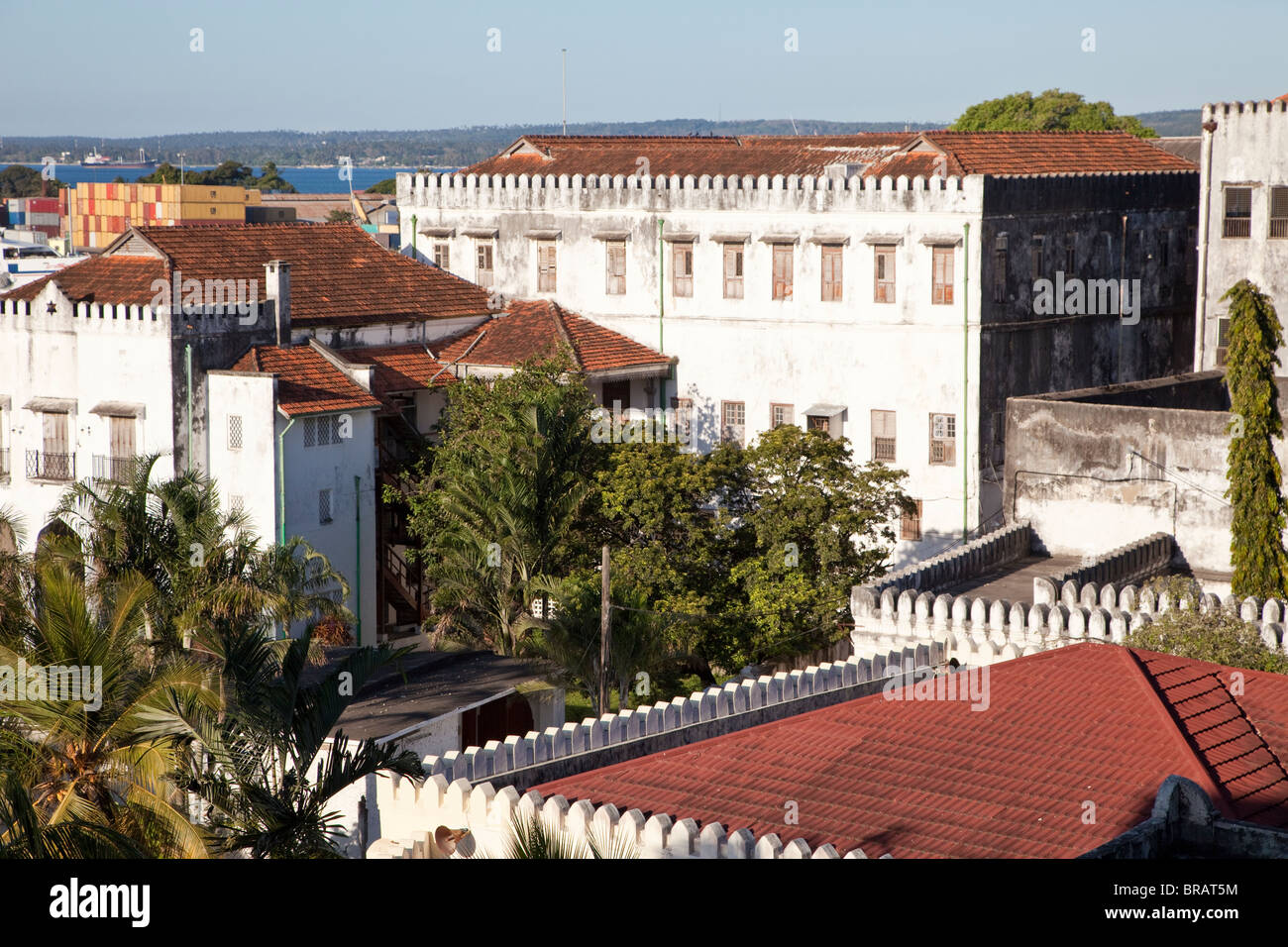 Zanzibar, Tanzania. Former Sultan's Palace, now The Palace Museum ...