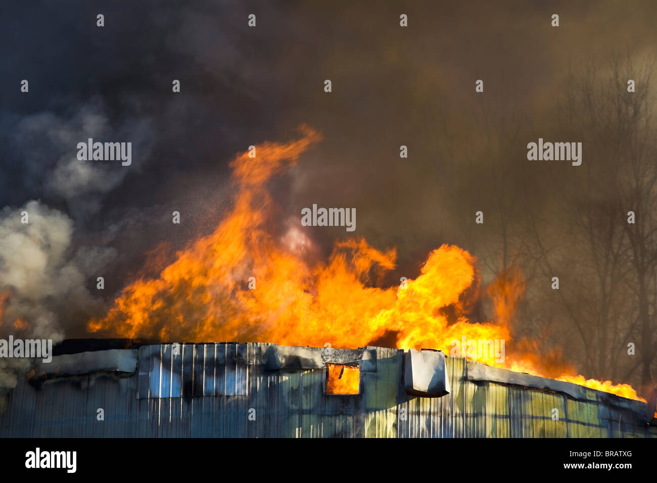 A Barn Burning Quebec City Quebec Canada Stock Photo 31586536