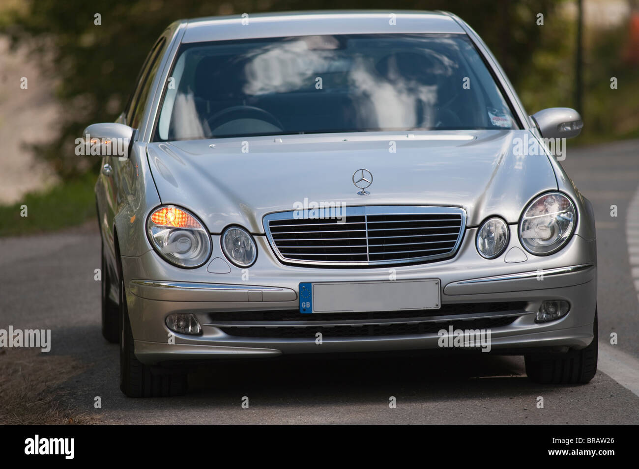 E Class Mercedes Benz car Stock Photo