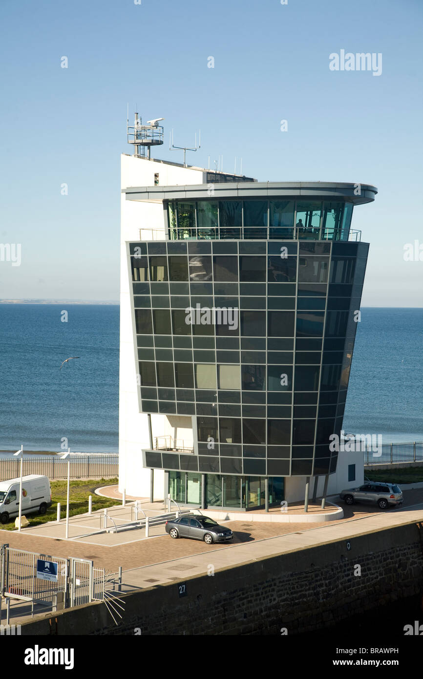 Marine Operations Centre building, Aberdeen harbour, Scotland Stock