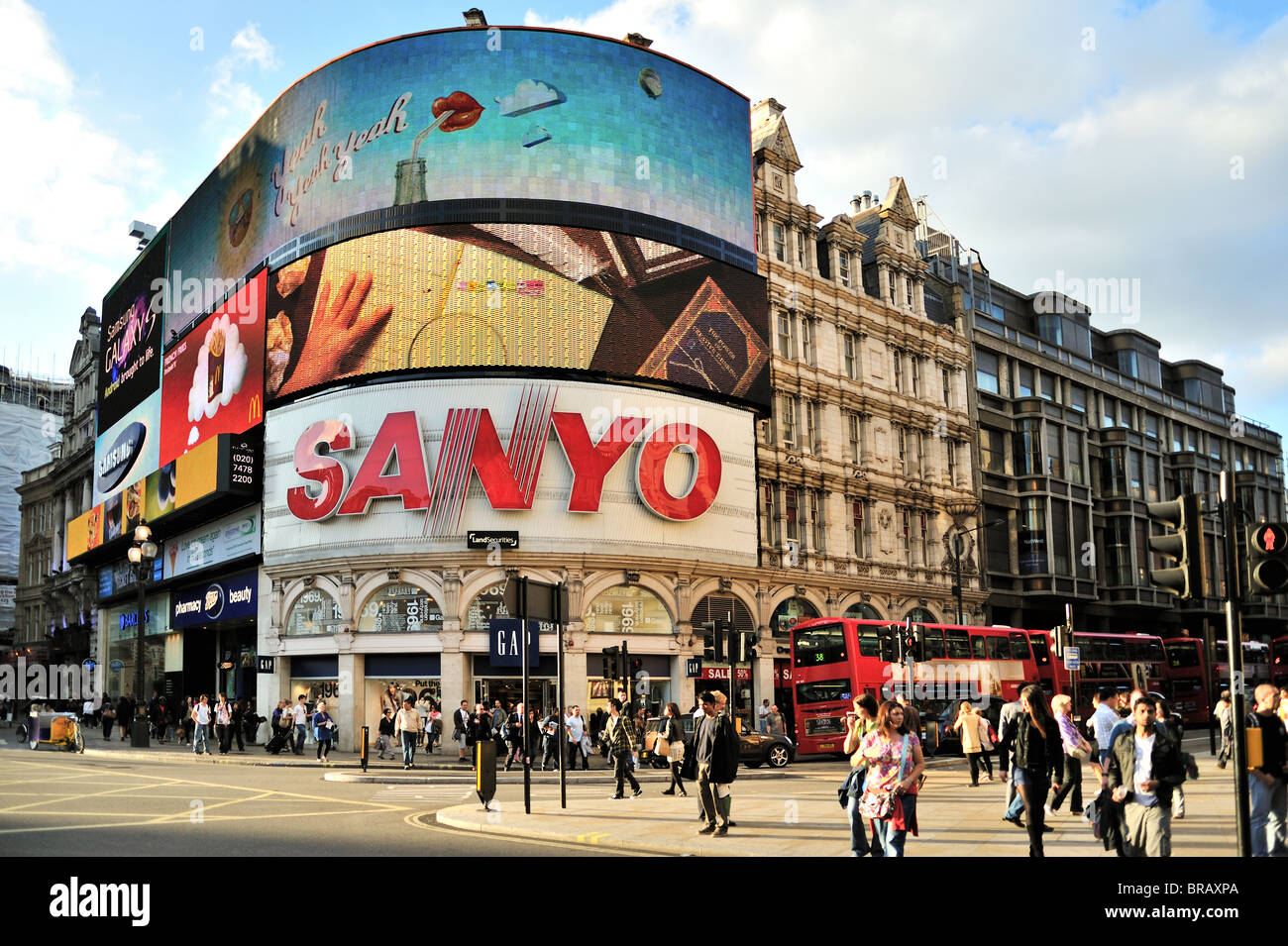 Piccadilly Circus London West End Stock Photo