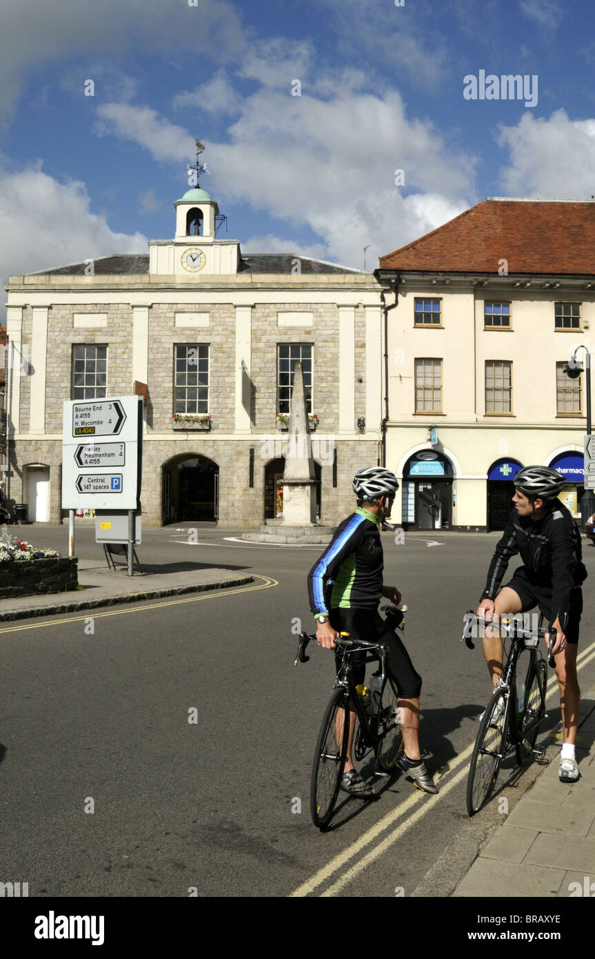 Marlow Town Center Buckinghamshire England High Resolution Stock