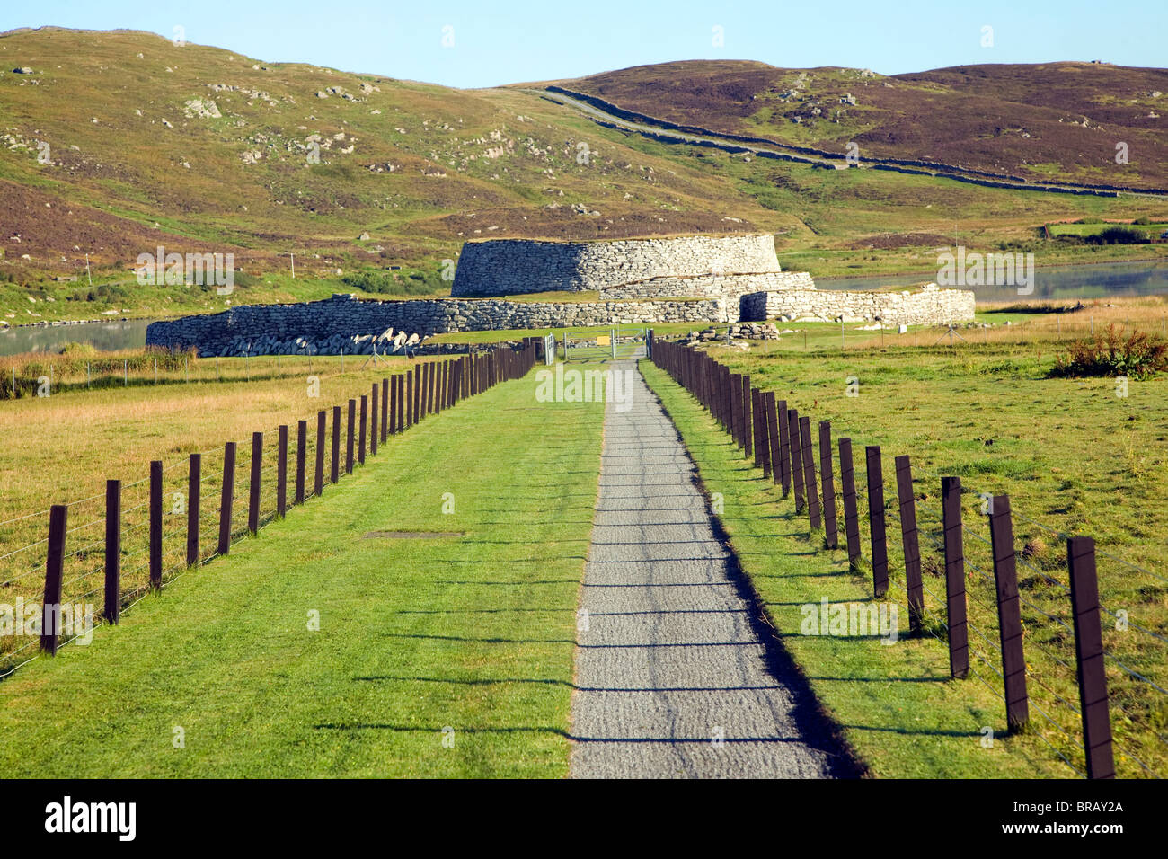 Clickimin broch, Lerwick, Shetland Islands, Scotland Stock Photo