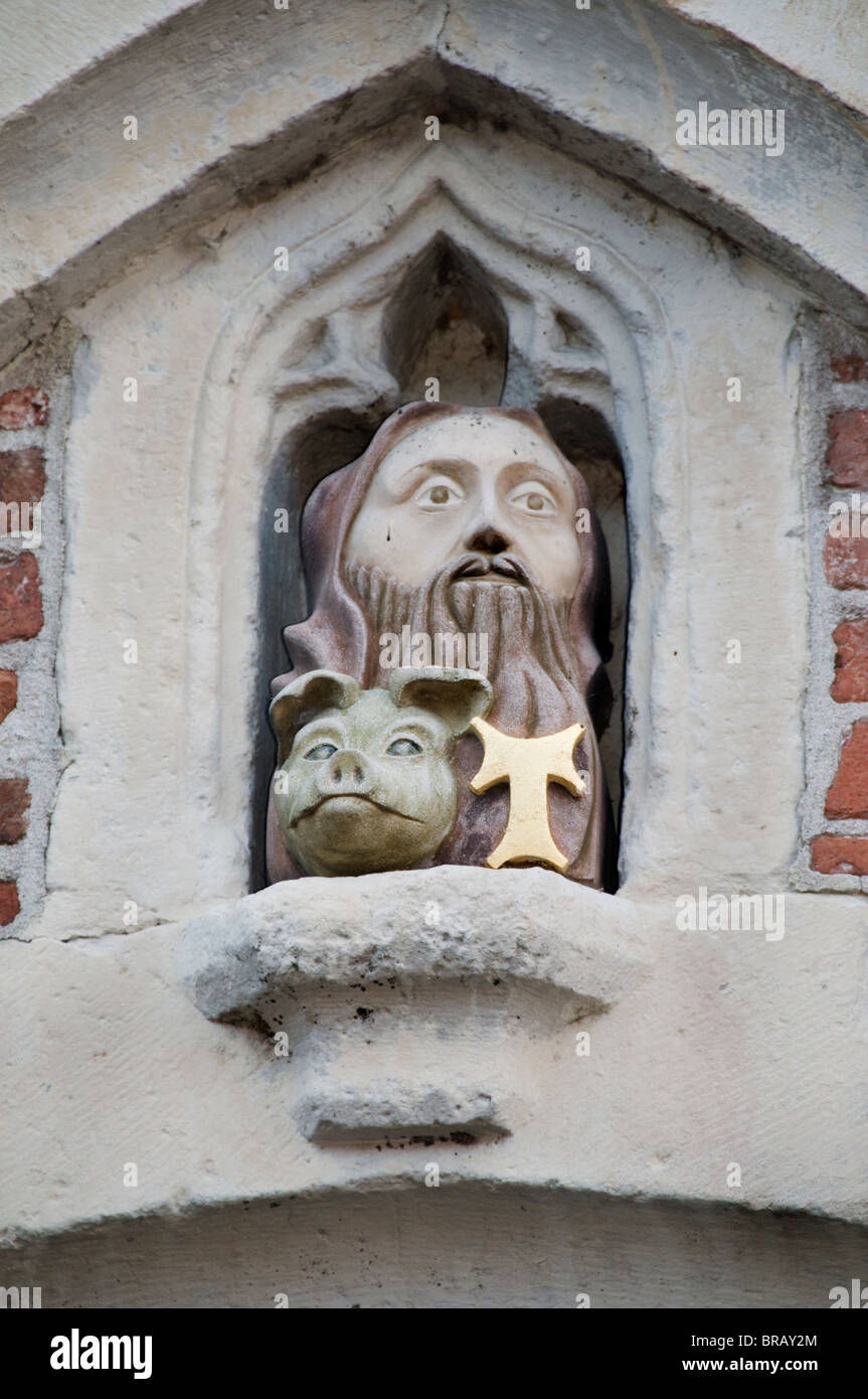 Hoorn netherlands holland historic port harbor VOC Dutch house façade Stock Photo