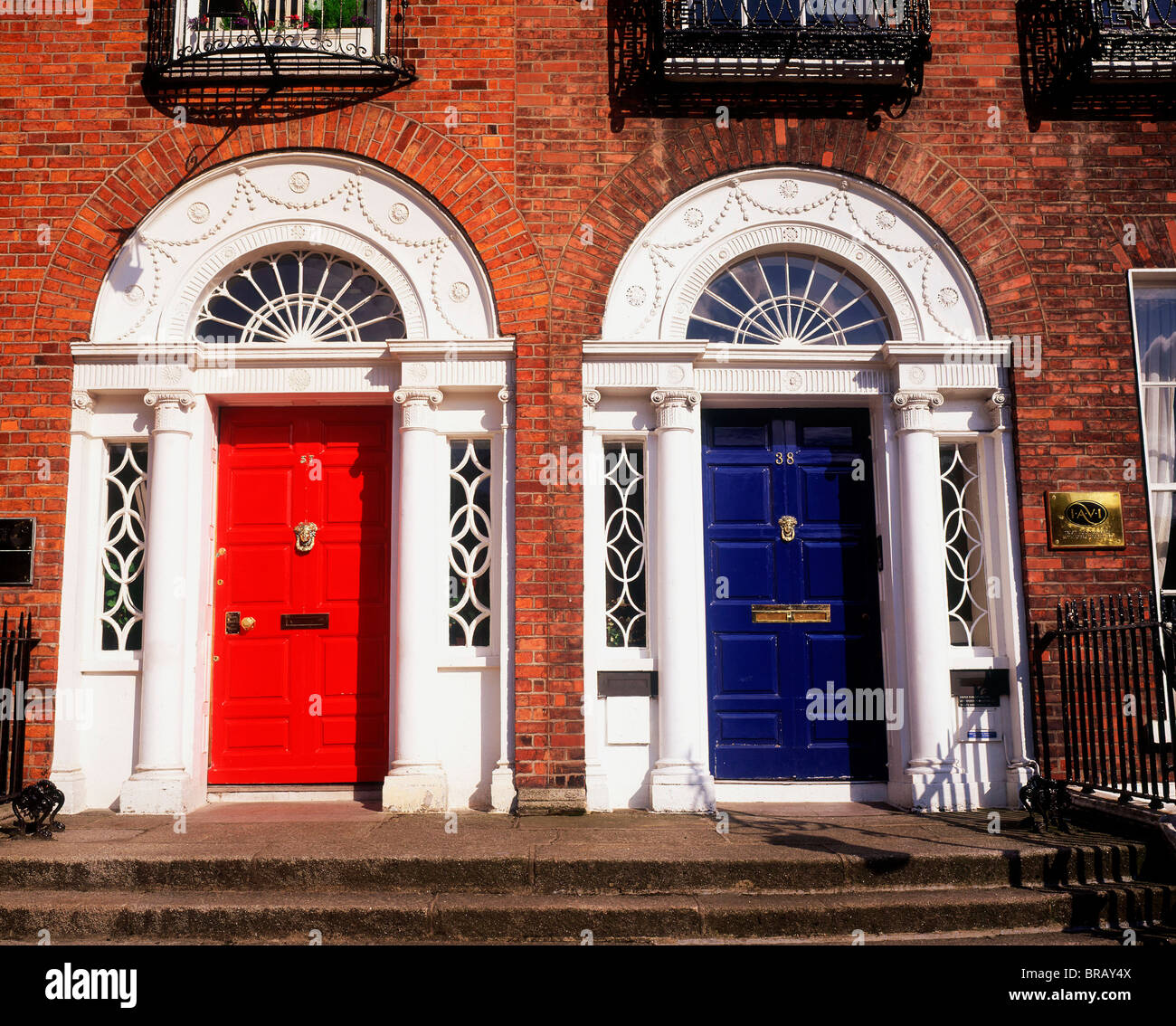 Doors, Dublin, Co Dublin, Ireland Stock Photo Alamy