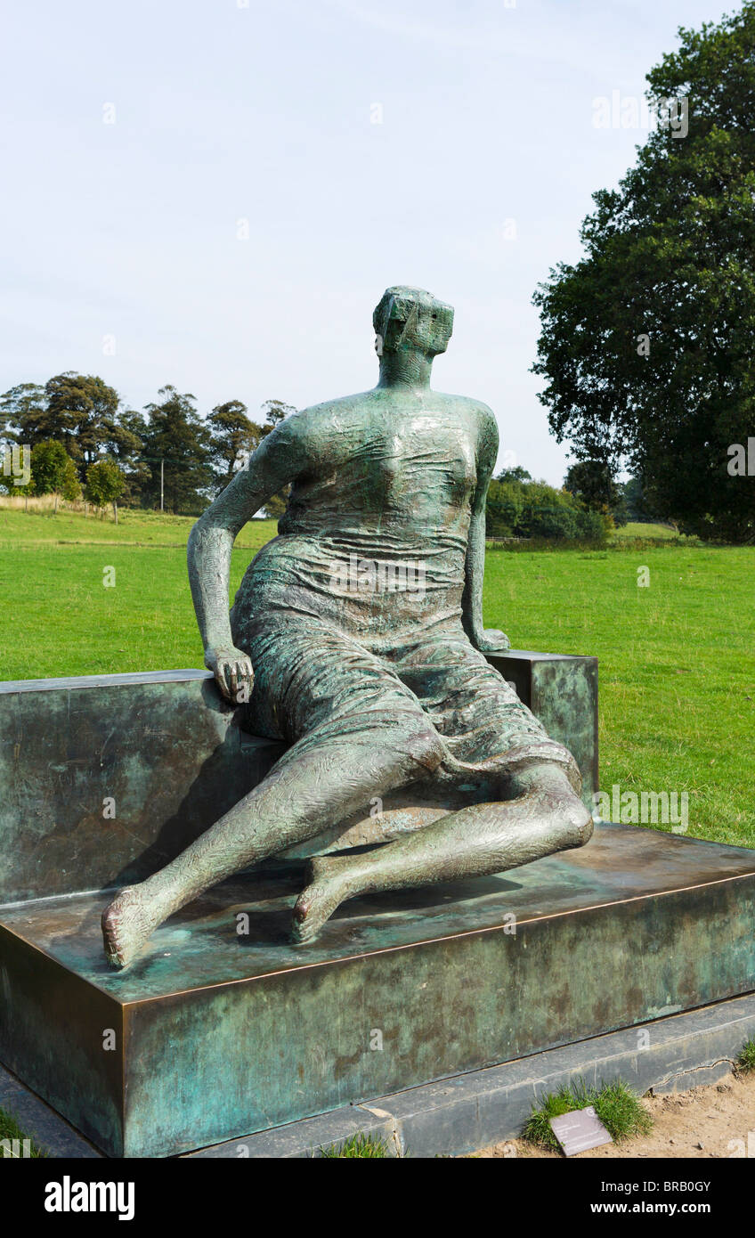 Henry Moore S Draped Seated Woman In The Yorkshire Sculpture