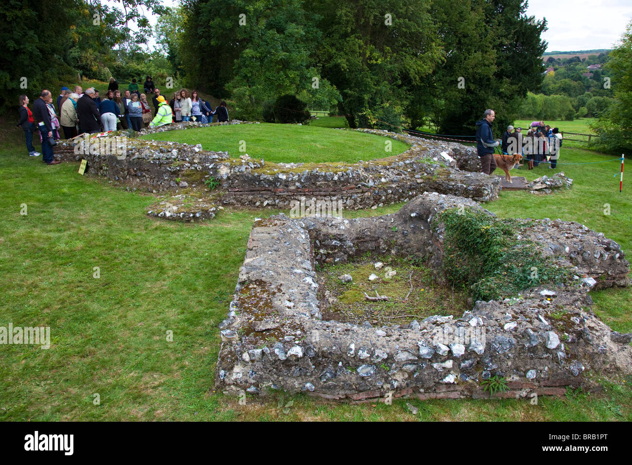 Roman tombs, archaeological remains, Keston, Kent, UK Stock Photo Alamy