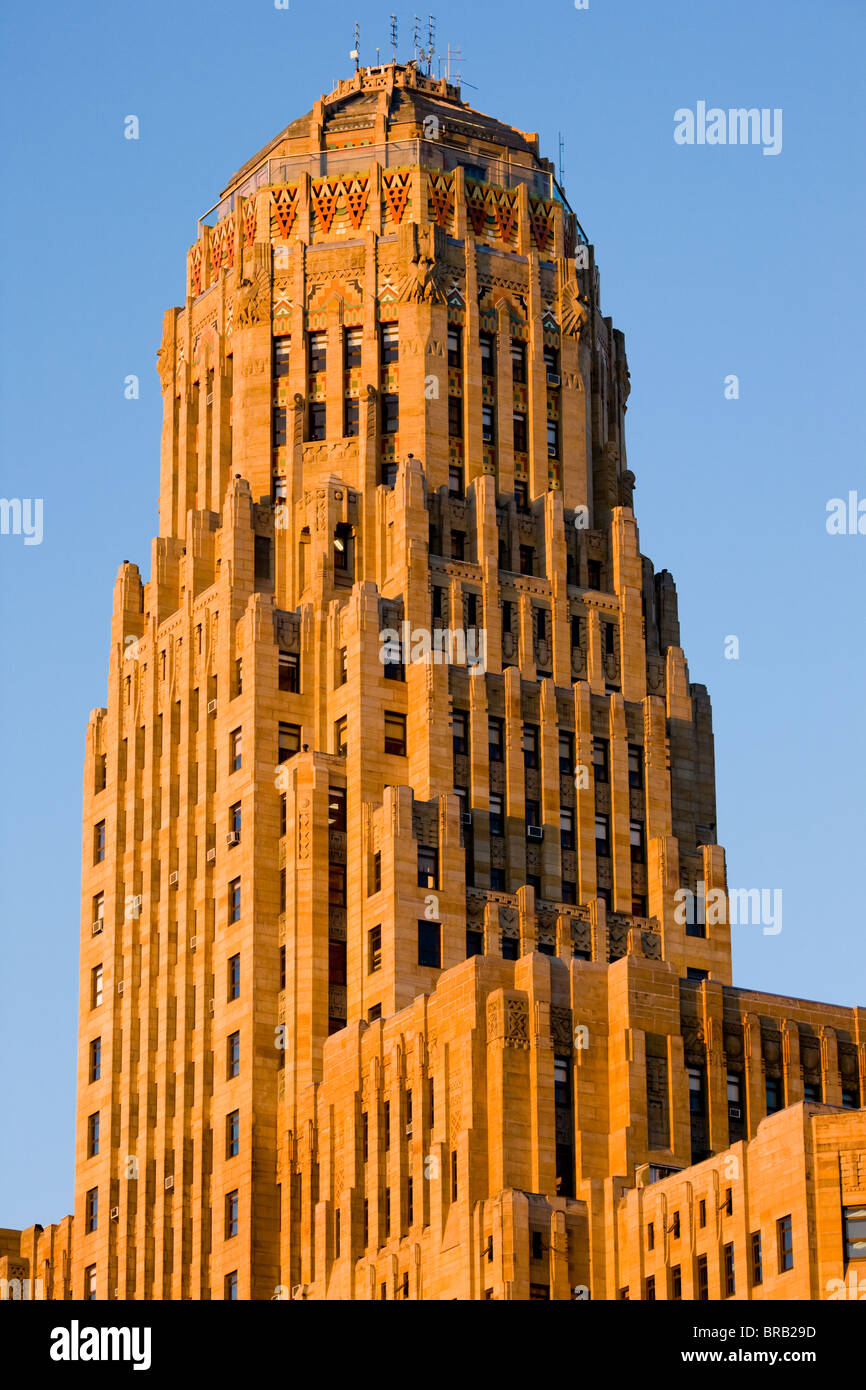 The art deco City Hall of Buffalo, New York Stock Photo