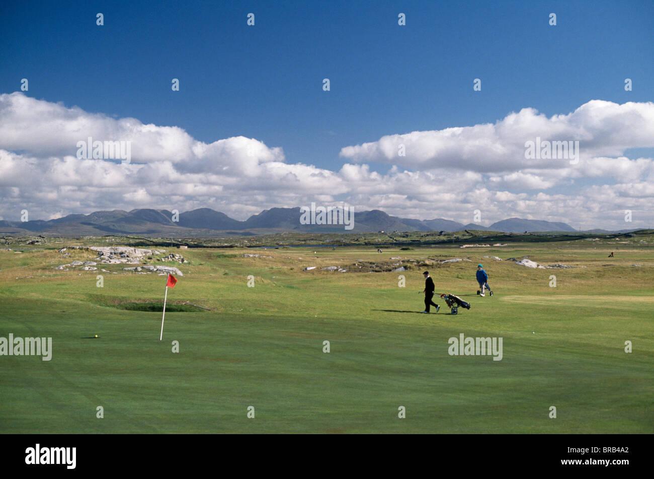 Golf Courses, Connemara Golf Course, Clifden, Stock Photo