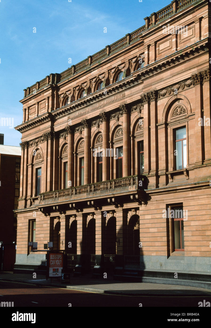 Belfast, Belfast Public Library Stock Photo