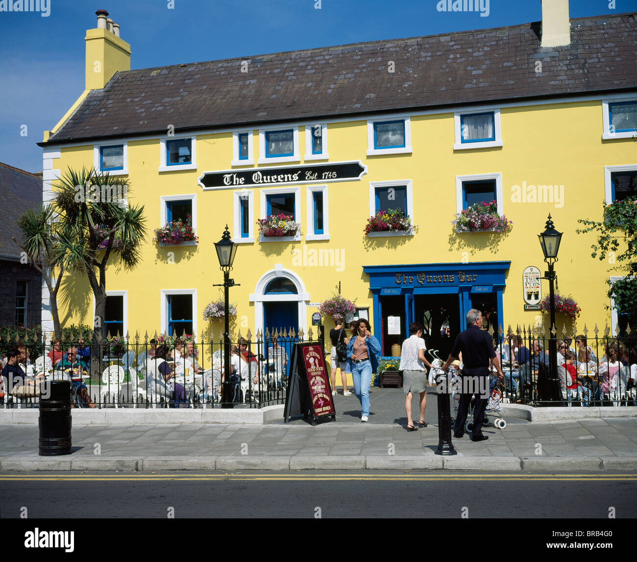 Dublin Pub, The Queens, Dalkey, Stock Photo