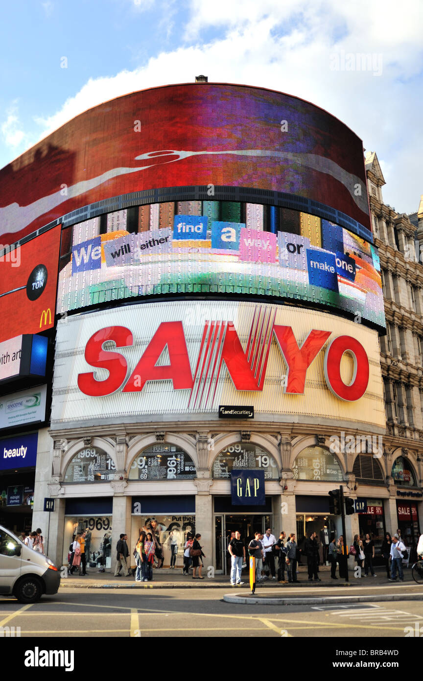 Piccadilly Circus London West End Stock Photo