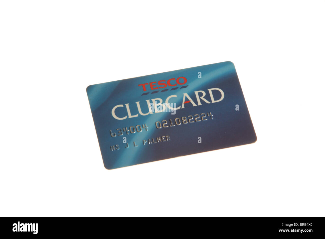 Tesco Clubcard Stock Photo