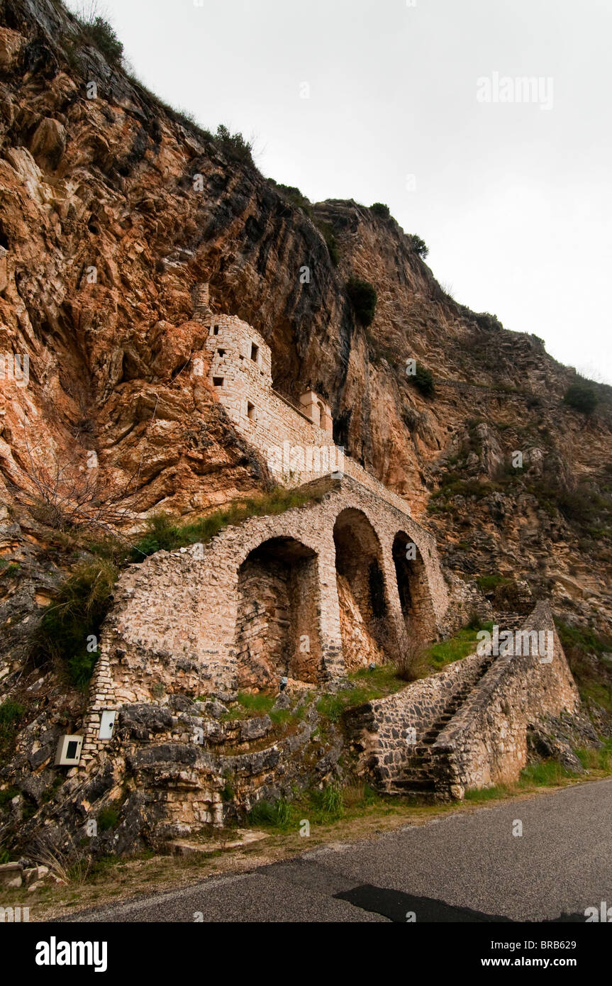 Hermitage of San Cataldo, Cottanello, Rieti, Lazio (Latium), Italy