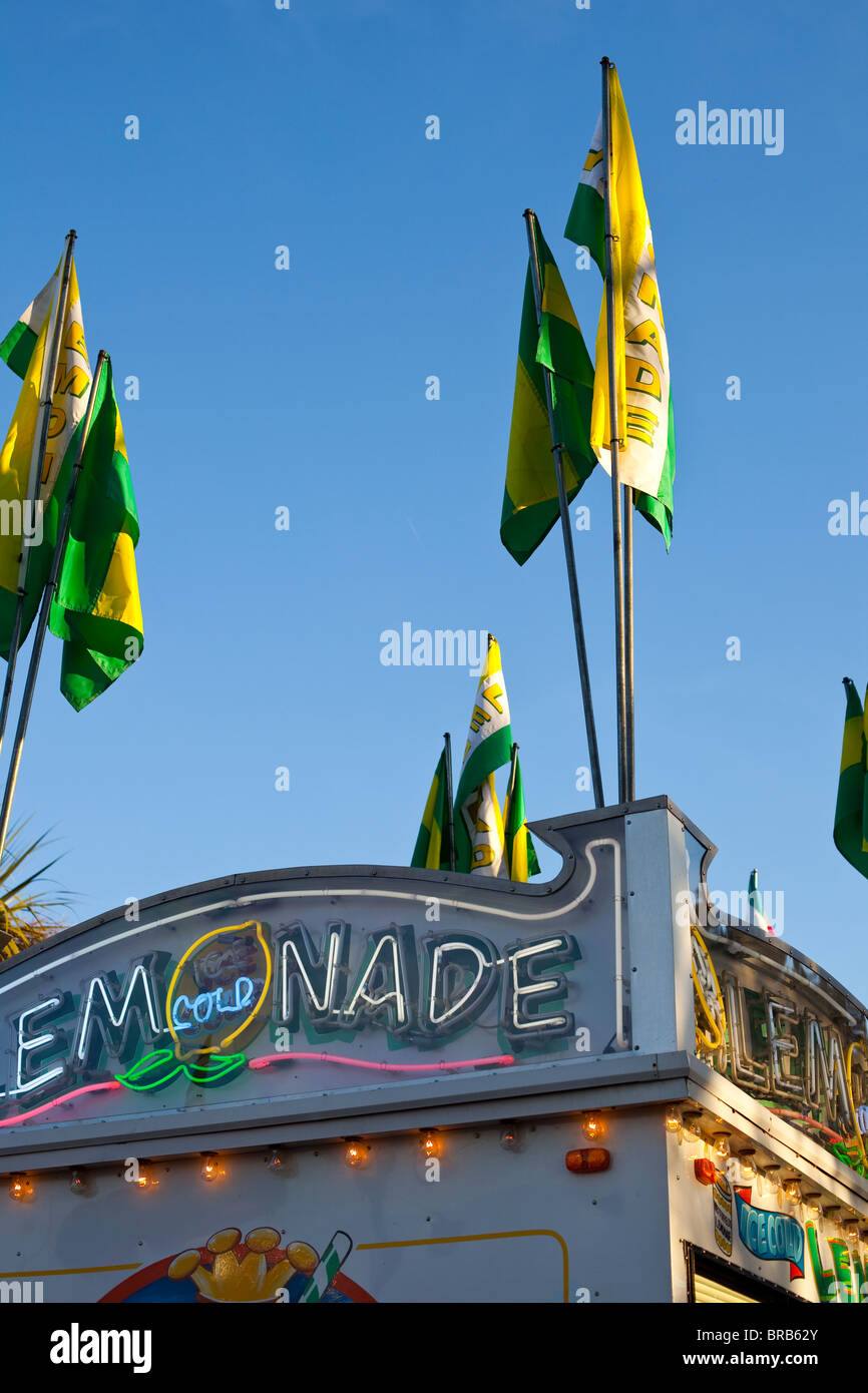Lemonade stand at the fair Stock Photo