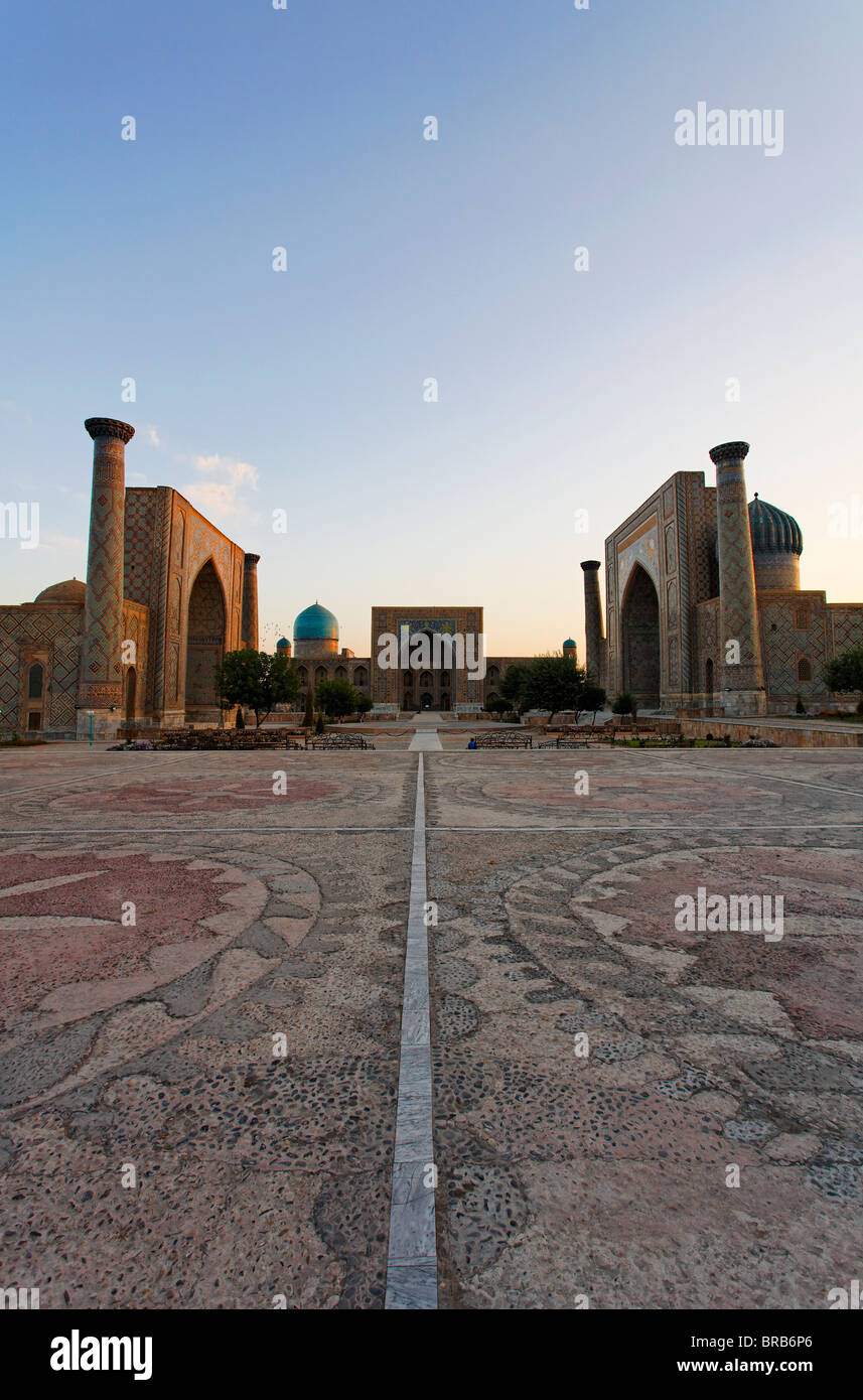 The Registan, Samarkand, Uzbekistan Stock Photo