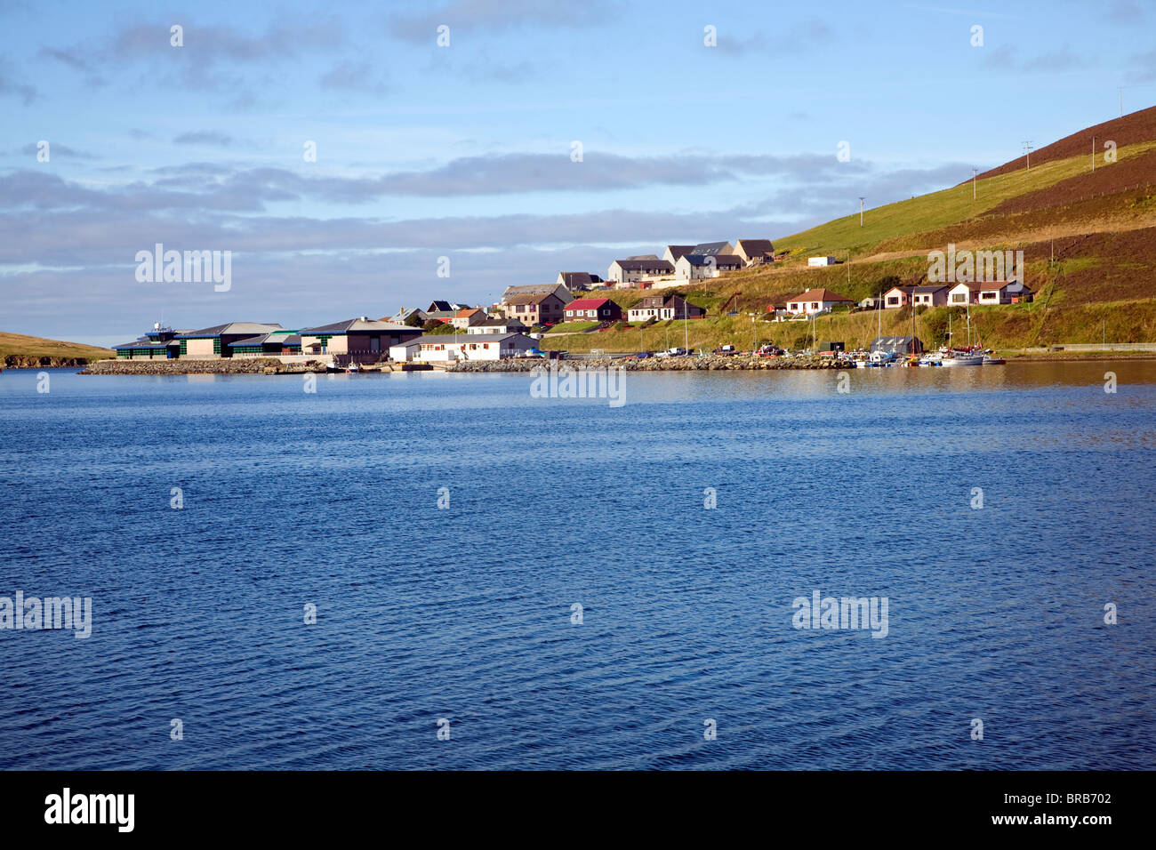 Scalloway village, Shetland Islands, Scotland Stock Photo Alamy