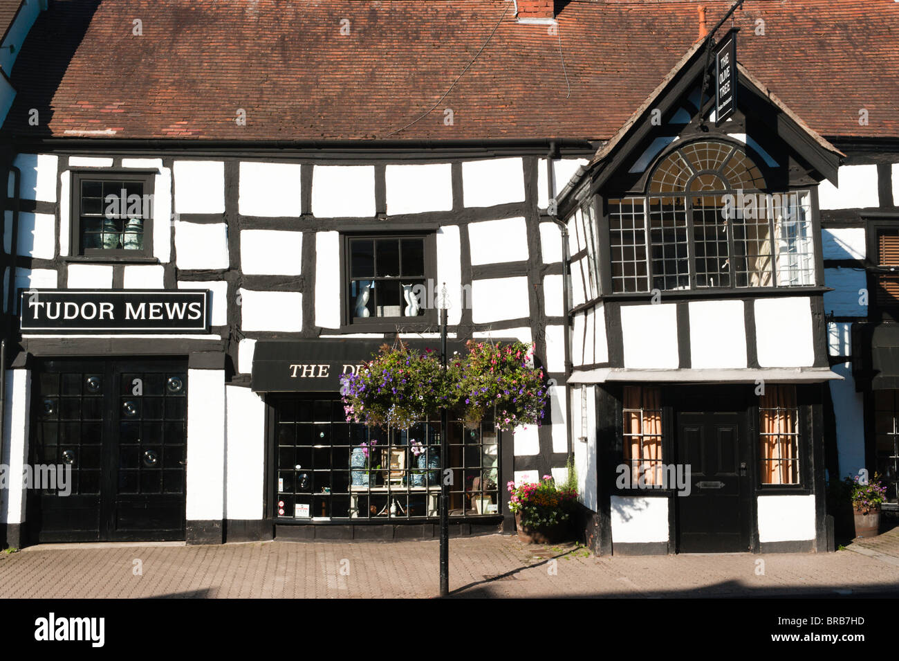 Ledbury street scene Stock Photo Alamy