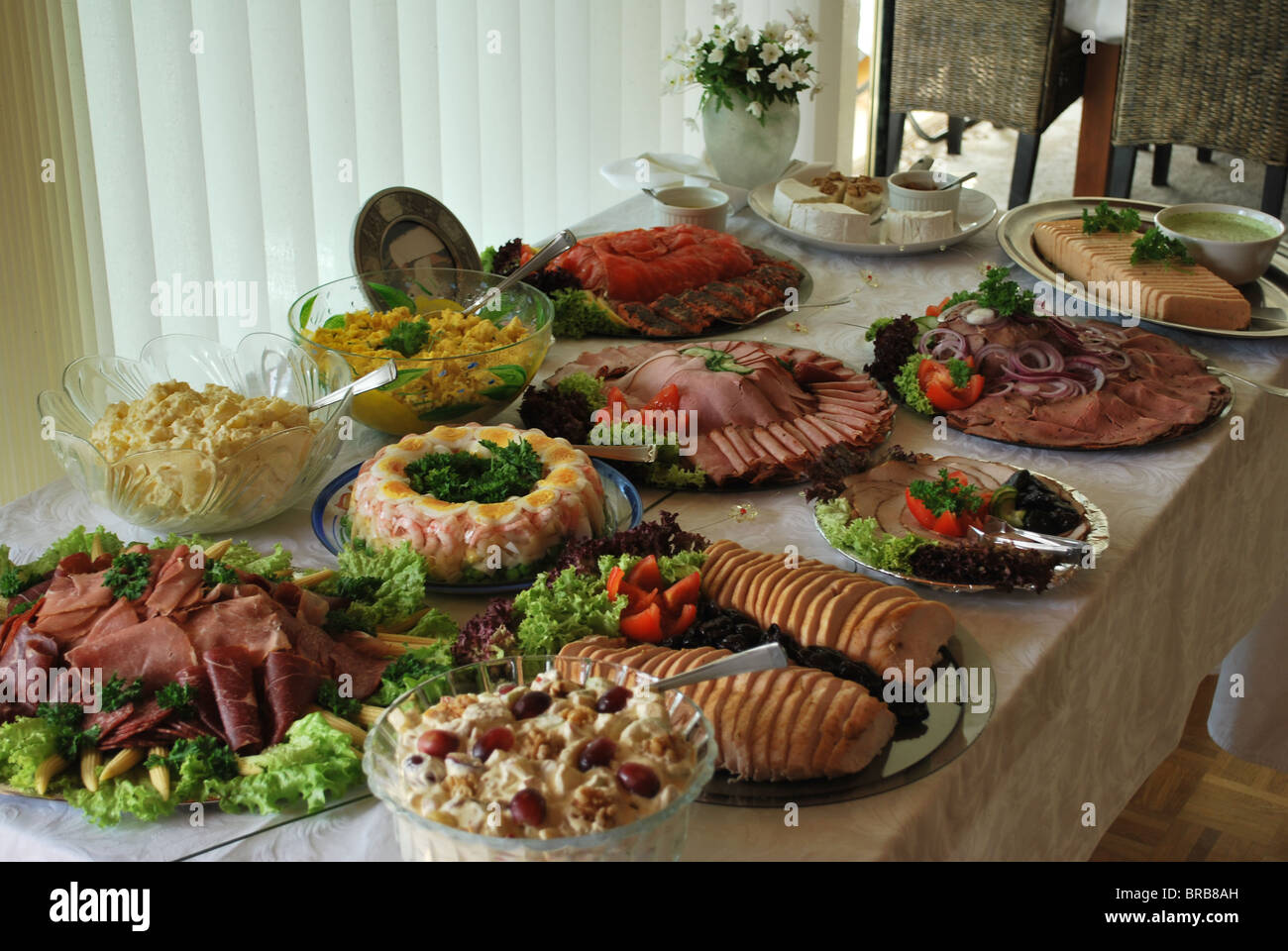 food on table Stock Photo - Alamy