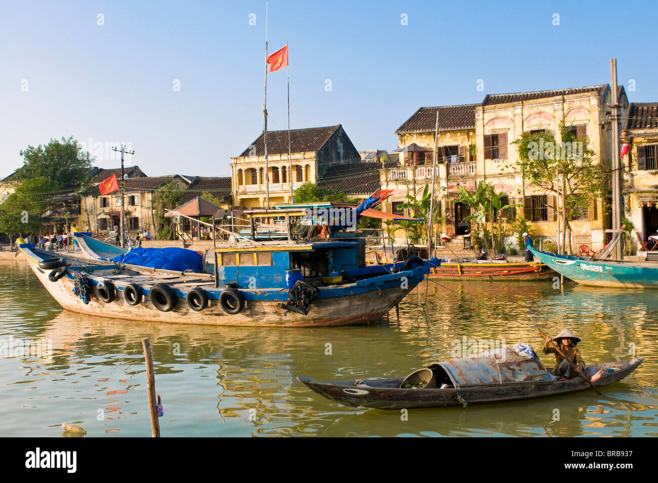 View of Hoi An, UNESCO World Heritage Site, Vietnam, Indochina, Southeast Asia, Asia Stock Photo