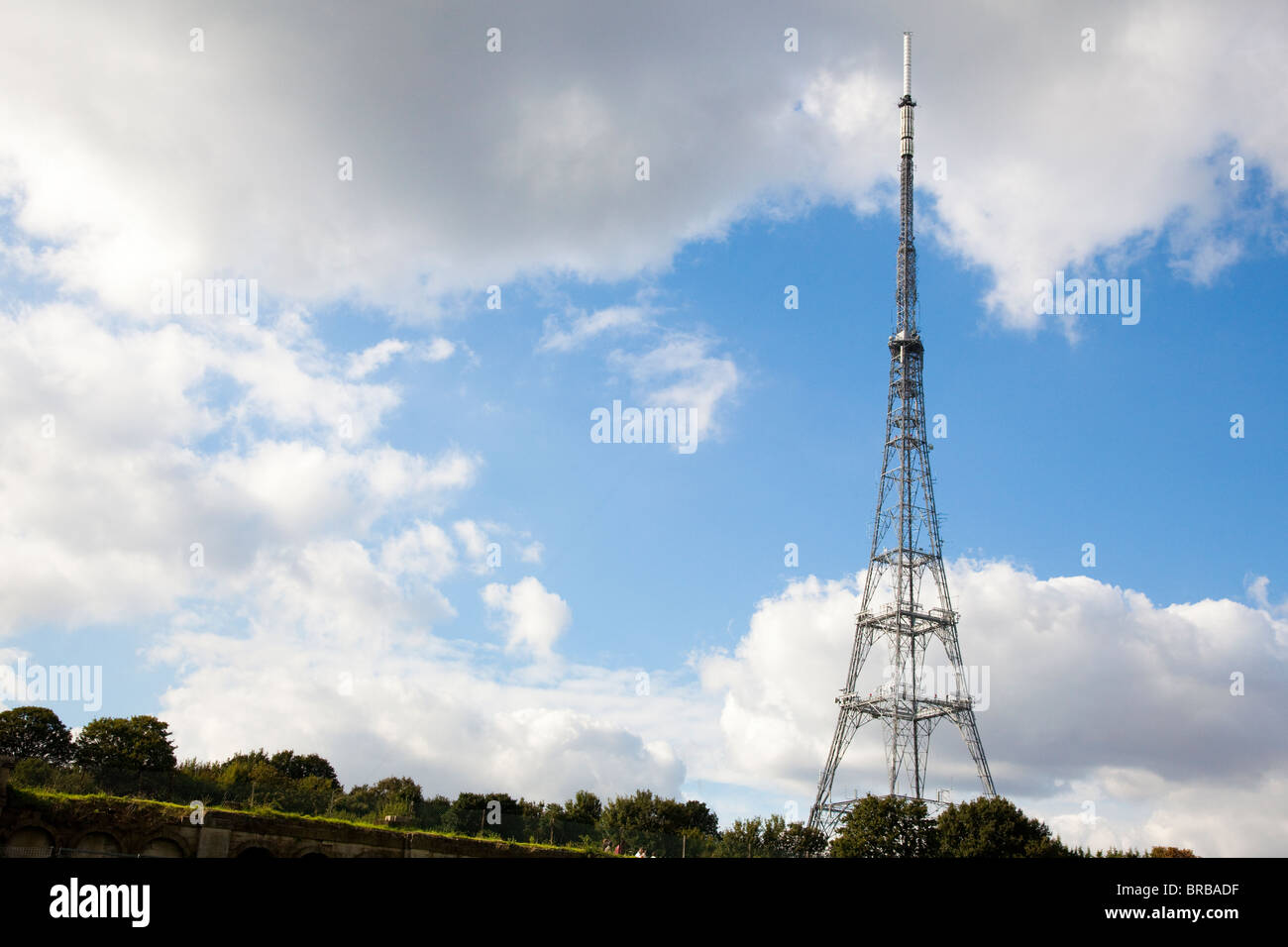 Television transmitter, Crystal Palace, London, UK Stock Photo