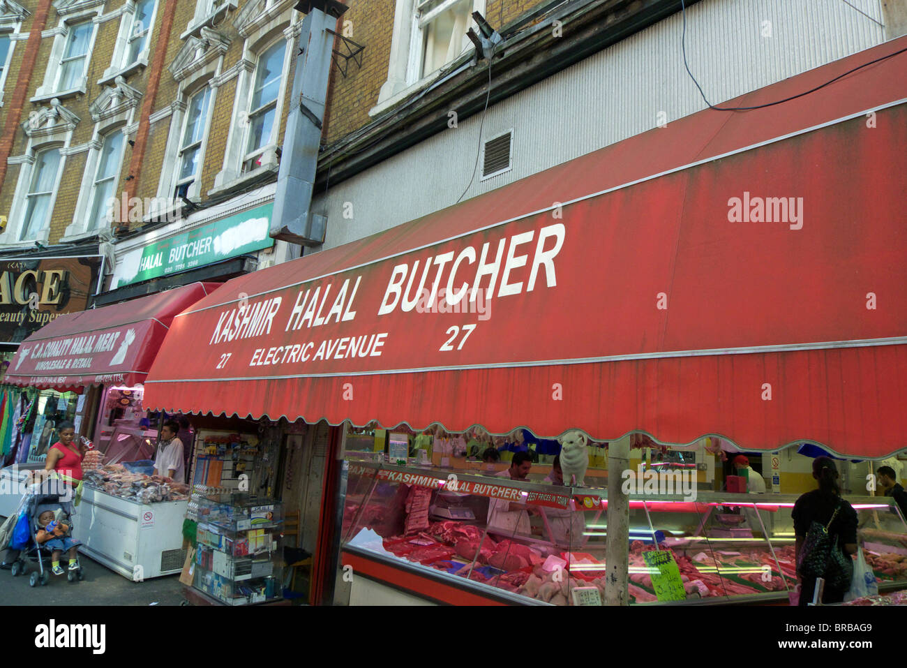 Halal meat butcher butchers shop hires stock photography and images Alamy