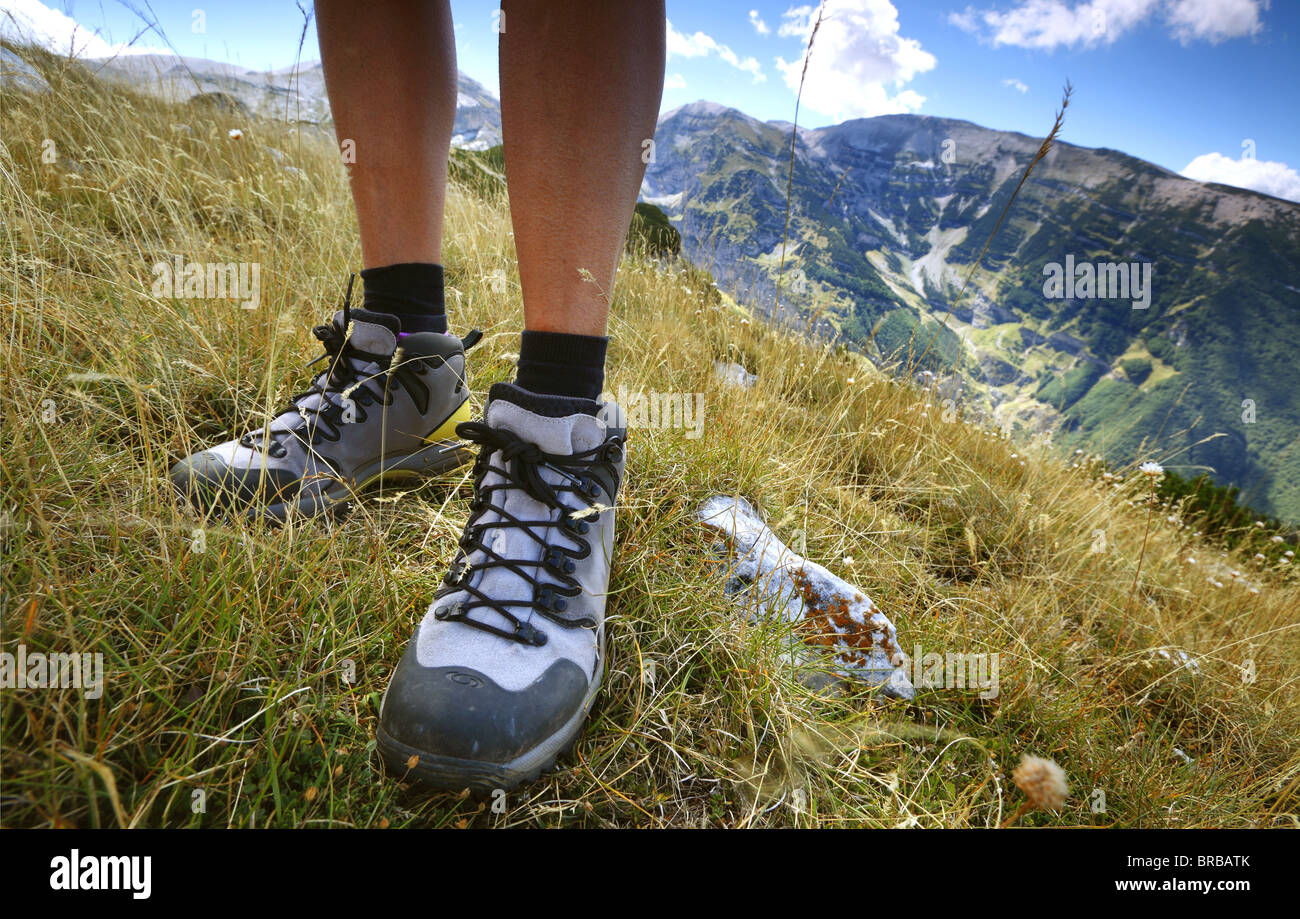 Walking boots hi-res stock photography and images - Alamy