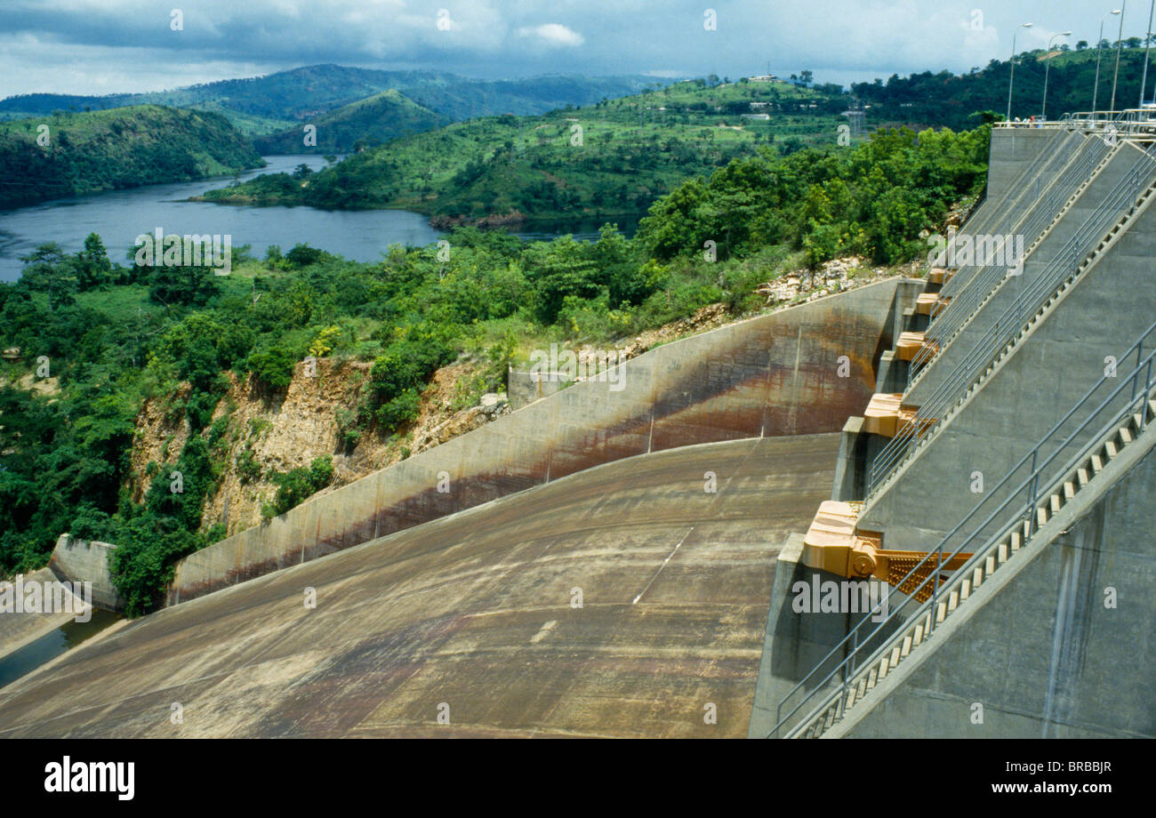 GHANA Akosombo Dam Stock Photo Alamy