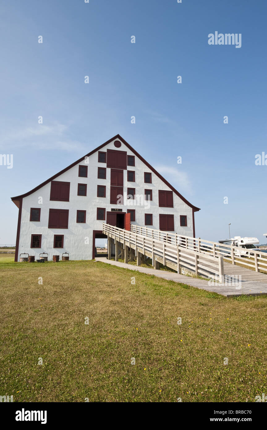 Banc-de-Peche-de-Paspebiac Historic Site, Paspebiac, Quebec, Canada Stock Photo