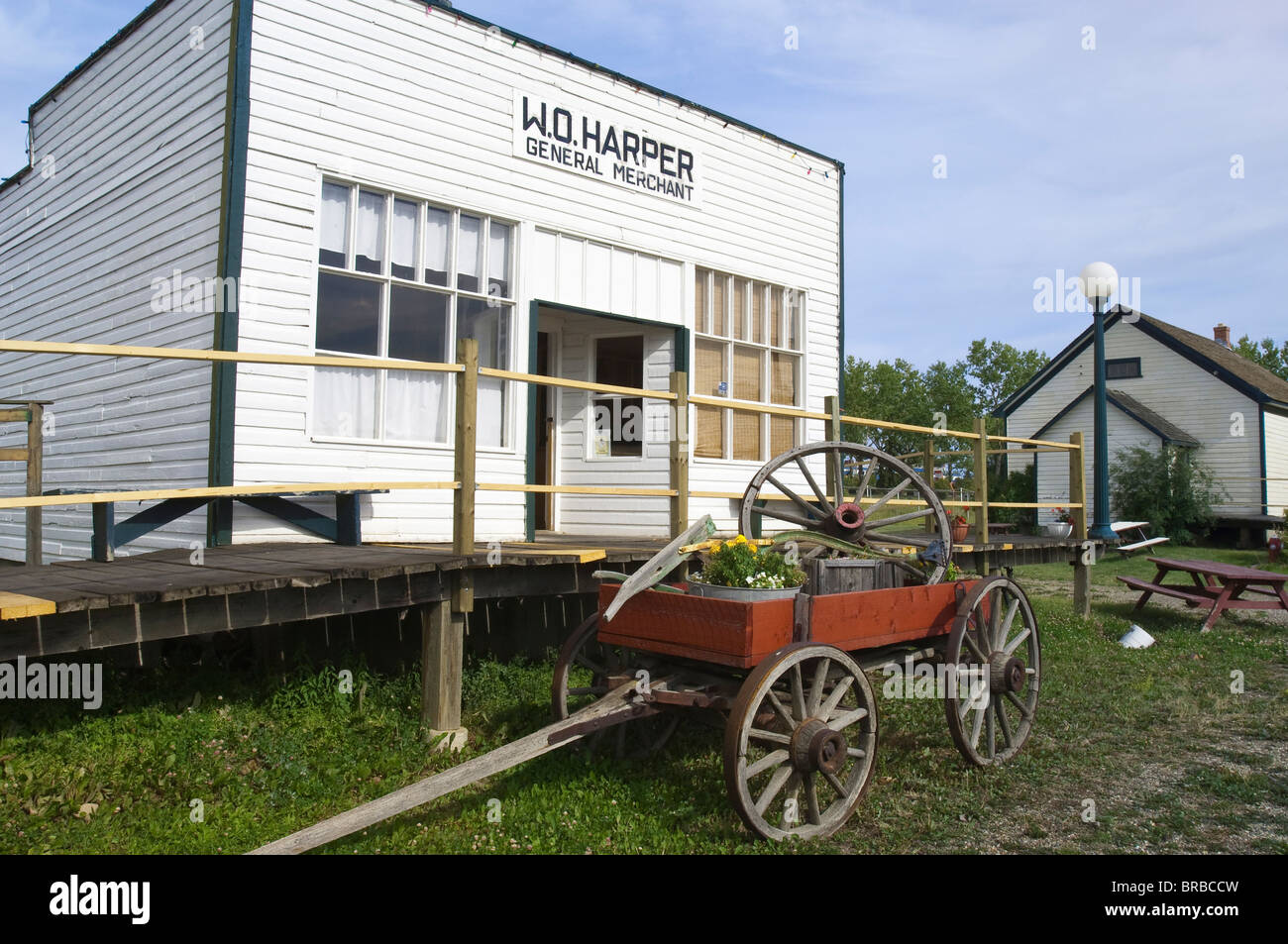 Old buildings at the walter wright pioneer village british columbia