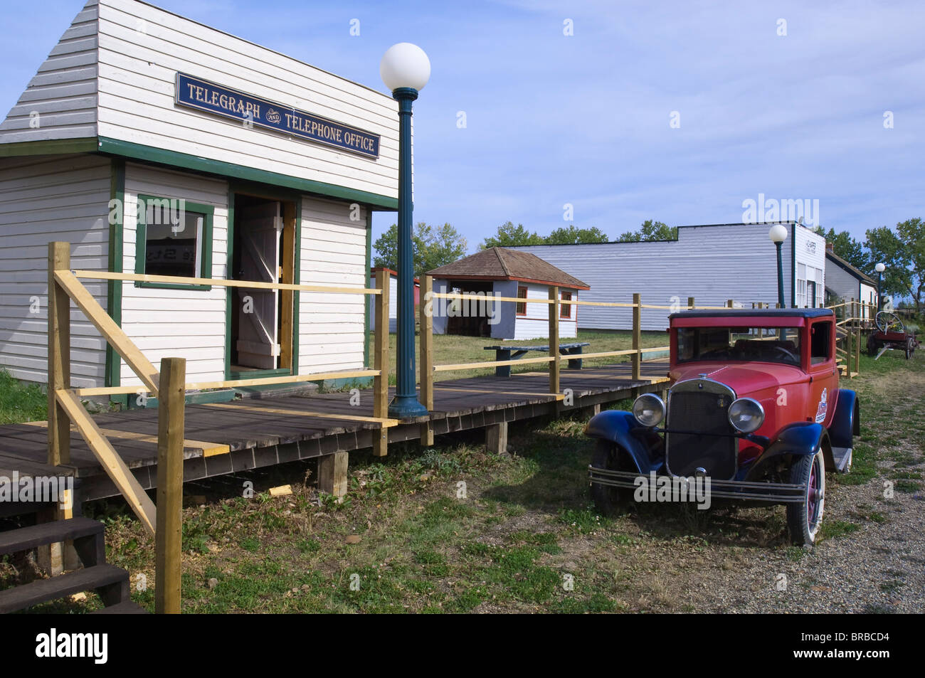 Old buildings at the walter wright pioneer village british columbia