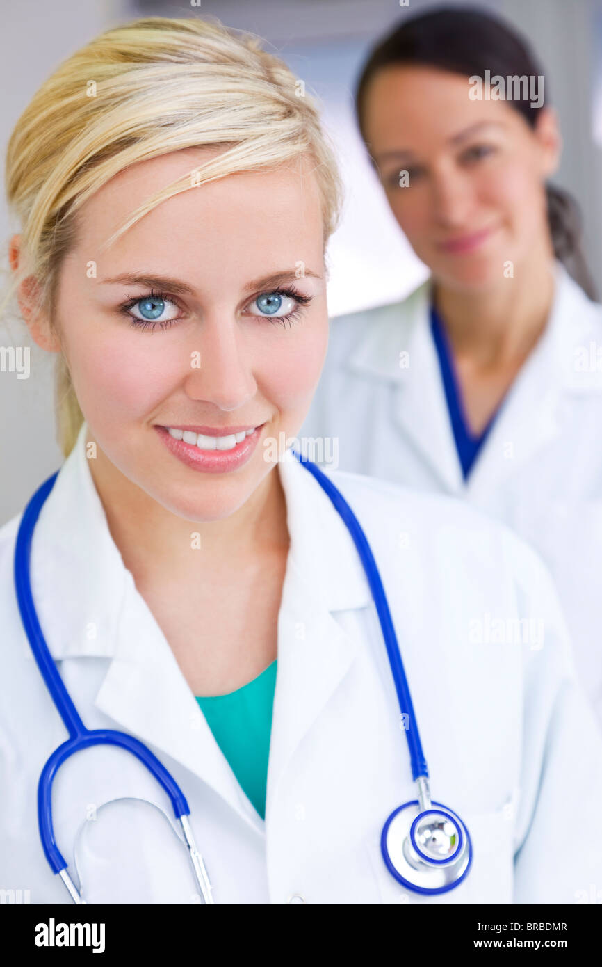 Medical team in coat hi-res stock photography and images - Alamy