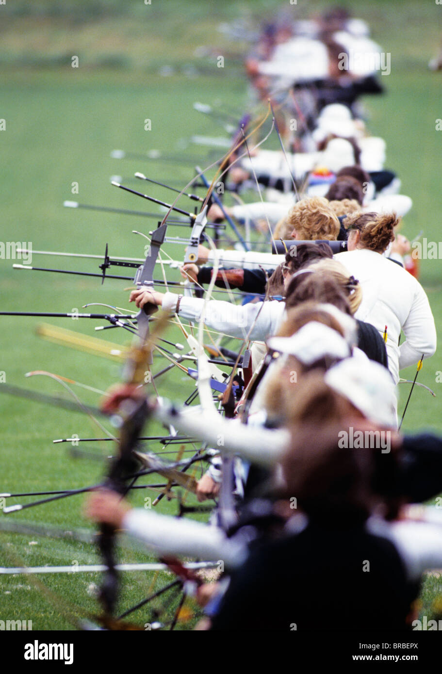 Archers ready hi-res stock photography and images - Alamy