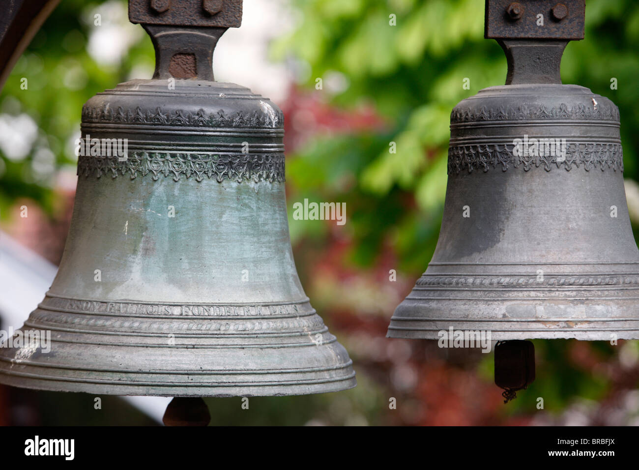 Saint Serge Orthodox church bells, Paris, France Stock Photo