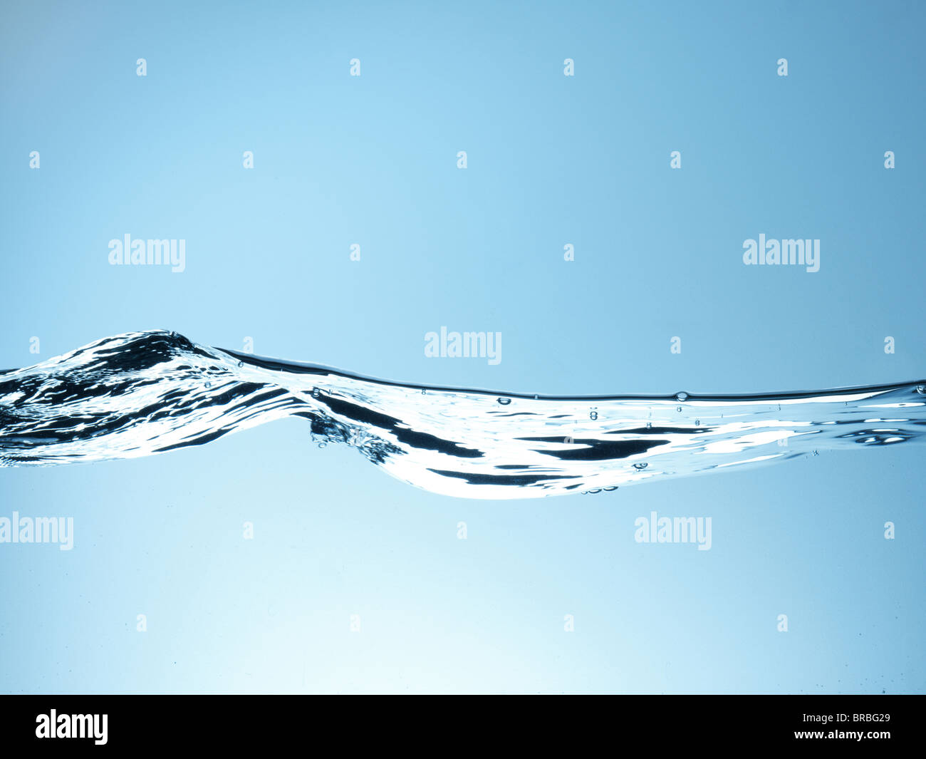 Water flowing Stock Photo