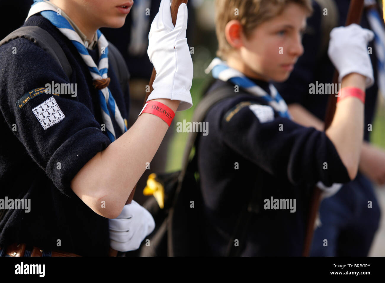Scouts, Paris, France Stock Photo