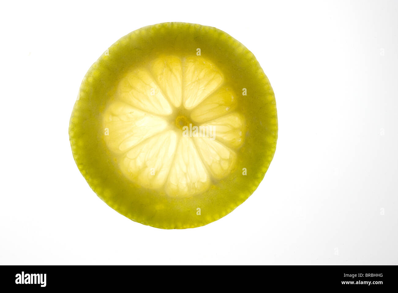 Lemon slice white background hi-res stock photography and images - Alamy