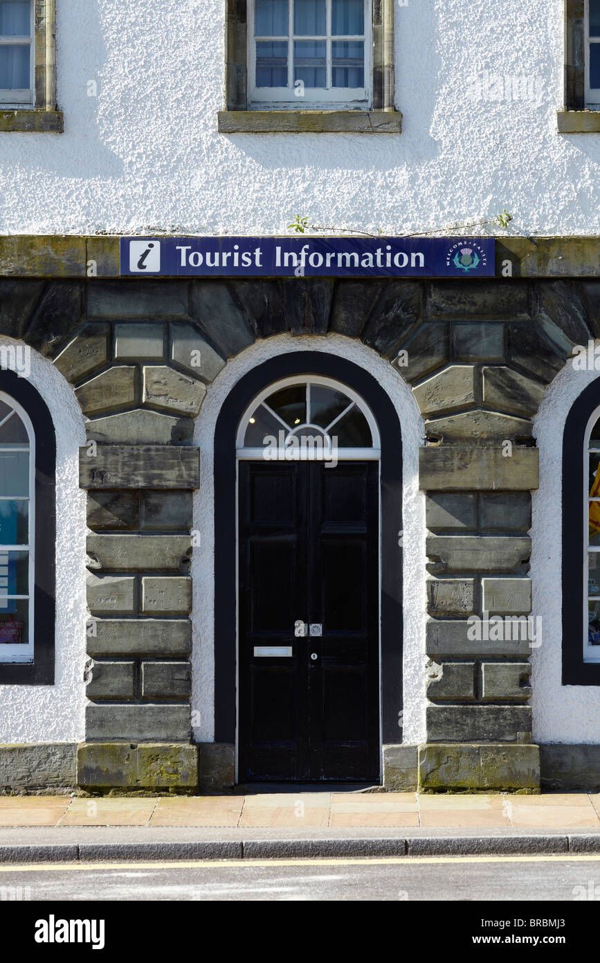 Scottish Tourist Information Office at Inveraray, Argyll Stock Photo