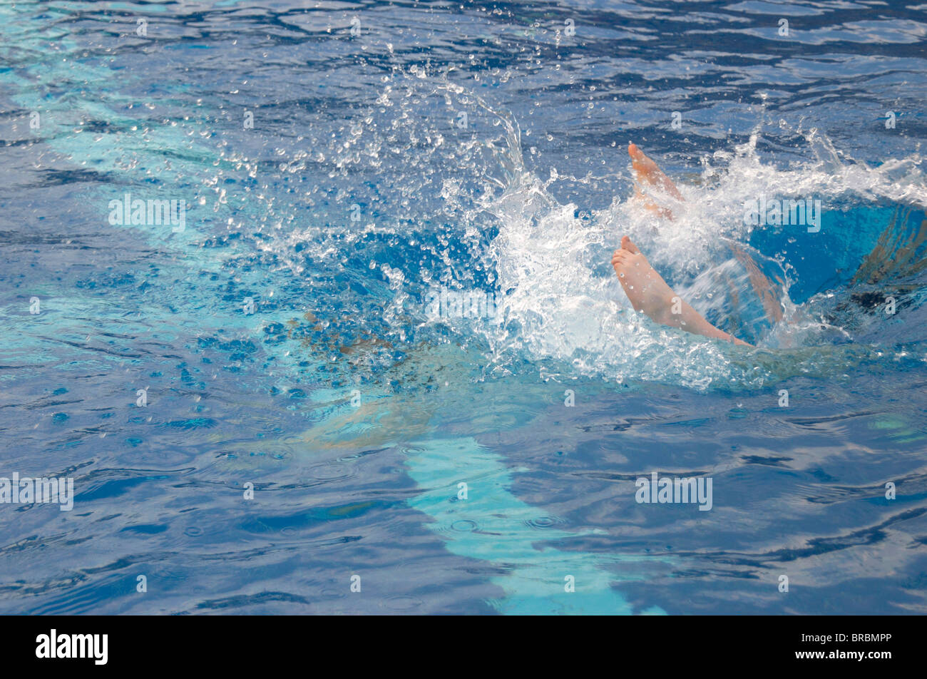 Dive into pool hires stock photography and images Alamy