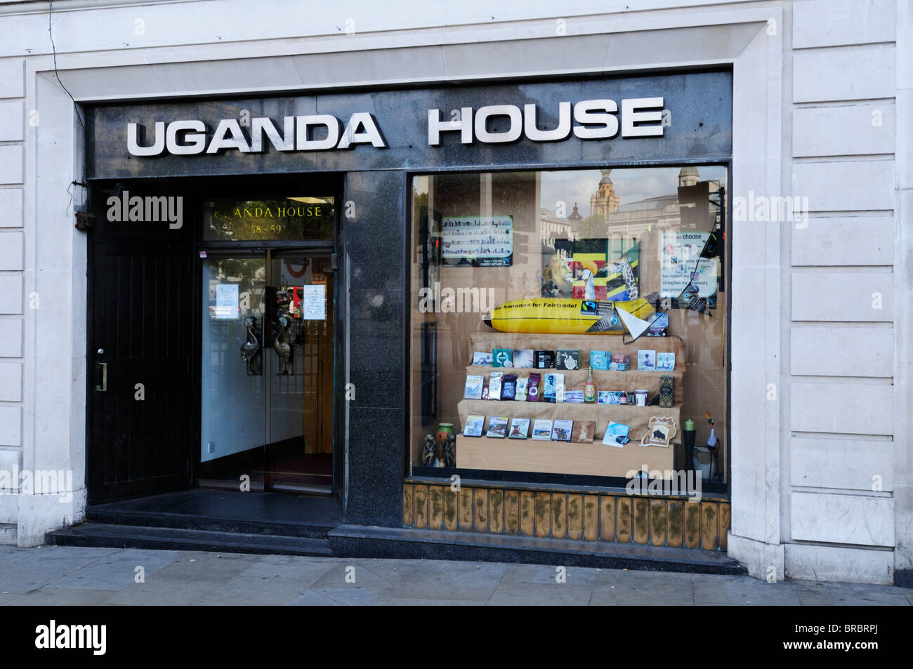 Uganda House, Uganda High Commission, Trafalgar Square, London, England, UK Stock Photo